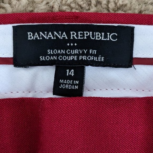 Banana Republic Factory - Curvy Sloan Embers Ankle Pant - Size 14 - Picture 7 of 8
